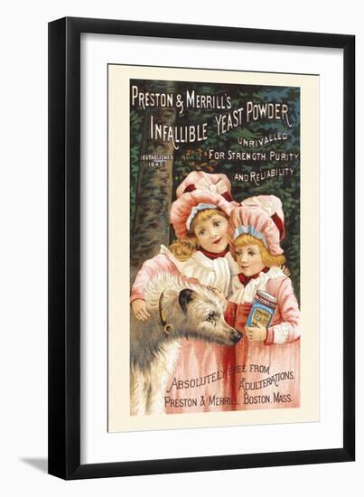 Preston and Merrills Infallible Yeast Powder-null-Framed Art Print