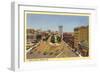 Preston Gardens, Baltimore-null-Framed Art Print