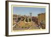 Preston Gardens, Baltimore-null-Framed Art Print