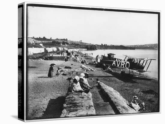 Preston Sands Beach, Paignton, Devon-null-Stretched Canvas