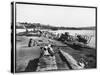 Preston Sands Beach, Paignton, Devon-null-Stretched Canvas