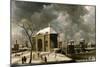 Presumed View of an Amsterdam Gate in Winter, 1622-Abrahamsz Beerstraten-Mounted Giclee Print