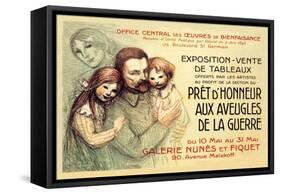 Pret d'Honneur aux Aveugles de la Guerre, c.1917-Théophile Alexandre Steinlen-Framed Stretched Canvas