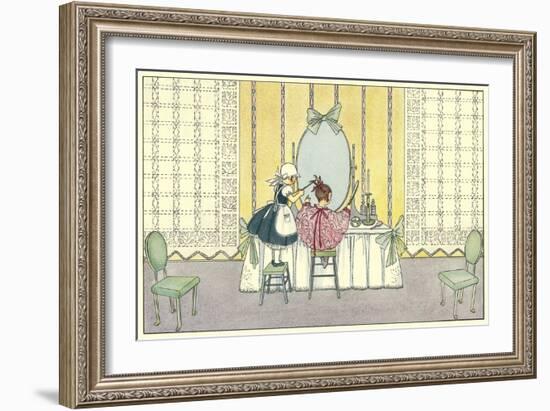 Pretend Beauty Salon-null-Framed Art Print