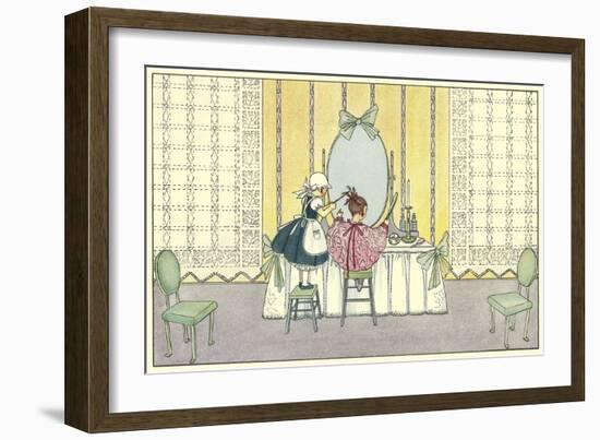 Pretend Beauty Salon-null-Framed Art Print