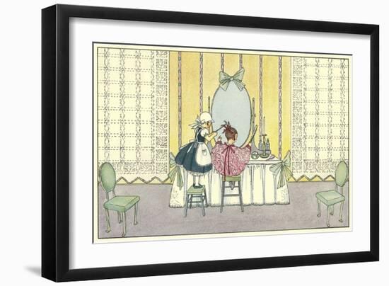 Pretend Beauty Salon-null-Framed Art Print