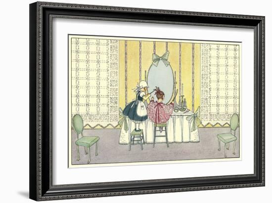 Pretend Beauty Salon-null-Framed Art Print