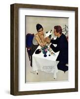 Pretend You Love Me - Saturday Evening Post "Leading Ladies", February 22, 1958 pg.40-Kurt Ard-Framed Giclee Print