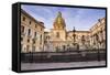 Pretoria Fountain in Piazza Pretoria-Matthew Williams-Ellis-Framed Stretched Canvas