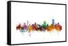 Pretoria South Africa Skyline-Michael Tompsett-Framed Stretched Canvas