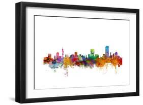 Pretoria South Africa Skyline-Michael Tompsett-Framed Art Print