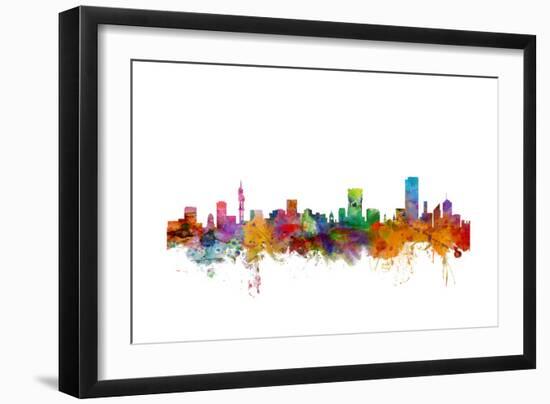 Pretoria South Africa Skyline-Michael Tompsett-Framed Art Print