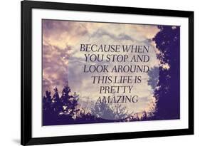 Pretty Amazing-Vintage Skies-Framed Giclee Print