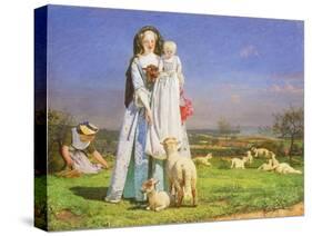 Pretty Baa-Lambs, 1851-Ford Madox Brown-Stretched Canvas