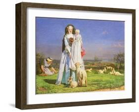 Pretty Baa-Lambs, 1851-Ford Madox Brown-Framed Giclee Print