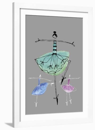 Pretty Ballerinas I-Callie Crosby and Rebecca Daw-Framed Giclee Print