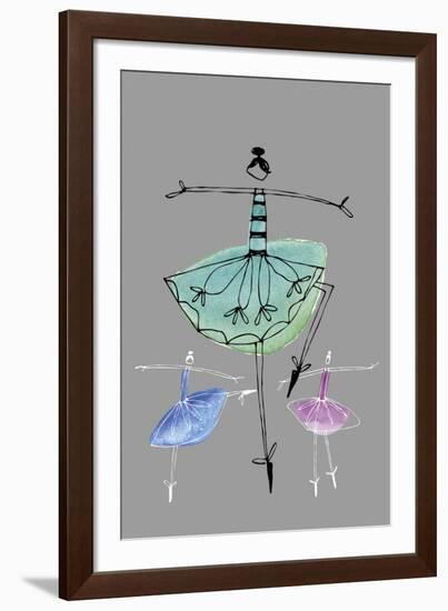 Pretty Ballerinas I-Callie Crosby and Rebecca Daw-Framed Giclee Print