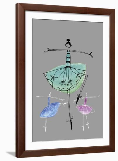 Pretty Ballerinas I-Callie Crosby and Rebecca Daw-Framed Giclee Print