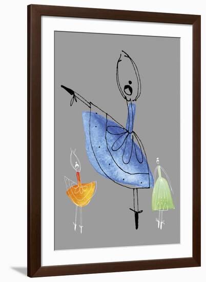 Pretty Ballerinas II-Callie Crosby and Rebecca Daw-Framed Giclee Print