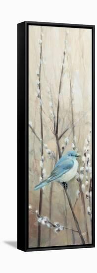 Pretty Birds Neutral II-Julia Purinton-Framed Stretched Canvas