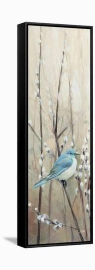 Pretty Birds Neutral II-Julia Purinton-Framed Stretched Canvas
