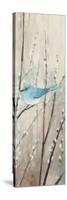 Pretty Birds Neutral III-Julia Purinton-Stretched Canvas