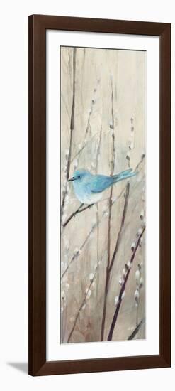 Pretty Birds Neutral III-Julia Purinton-Framed Art Print