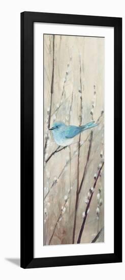 Pretty Birds Neutral III-Julia Purinton-Framed Art Print