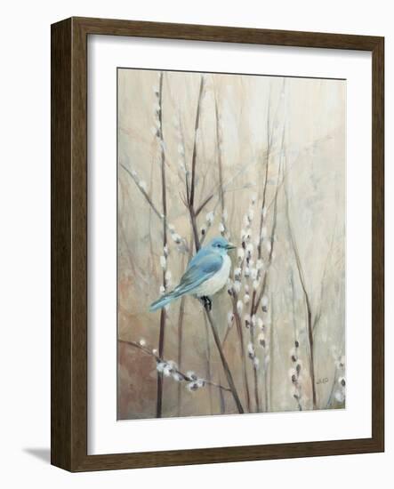 Pretty Birds Neutral IV Crop-Julia Purinton-Framed Art Print