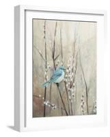 Pretty Birds Neutral IV Crop-Julia Purinton-Framed Art Print