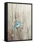 Pretty Birds Neutral IV Crop-Julia Purinton-Framed Stretched Canvas