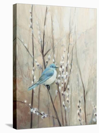 Pretty Birds Neutral IV Crop-Julia Purinton-Stretched Canvas