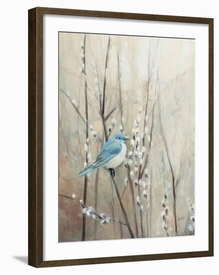 Pretty Birds Neutral IV Crop-Julia Purinton-Framed Art Print