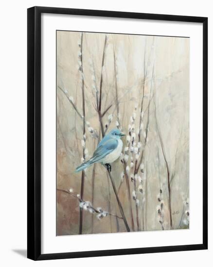 Pretty Birds Neutral IV Crop-Julia Purinton-Framed Art Print