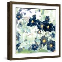 Pretty Black Flowers IV-Suzie Pibworth-Framed Giclee Print