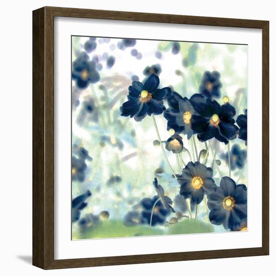Pretty Black Flowers IV-Suzie Pibworth-Framed Giclee Print