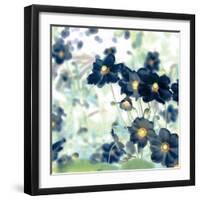 Pretty Black Flowers IV-Suzie Pibworth-Framed Giclee Print