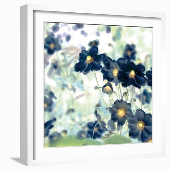 Pretty Black Flowers IV-Suzie Pibworth-Framed Giclee Print