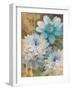 Pretty Blue Dahlias 2-Vera Hills-Framed Art Print