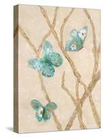 Pretty Blue Flight 1-Colleen Sarah-Stretched Canvas