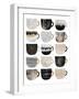 Pretty Coffee Cups-Elisabeth Fredriksson-Framed Giclee Print