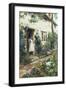 Pretty Cottage Garden-Alfred Augustus Glendenning-Framed Giclee Print