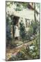 Pretty Cottage Garden-Alfred Augustus Glendenning-Mounted Giclee Print