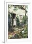 Pretty Cottage Garden-Alfred Augustus Glendenning-Framed Giclee Print
