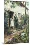 Pretty Cottage Garden-Alfred Augustus Glendenning-Mounted Giclee Print