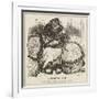 Pretty Flower Girl, 1886-Harry Furniss-Framed Art Print