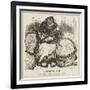 Pretty Flower Girl, 1886-Harry Furniss-Framed Art Print