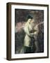 Pretty Golf Girl-null-Framed Giclee Print