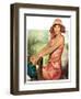 "Pretty in Pink,"August 2, 1930-Ellen Pyle-Framed Premium Giclee Print