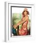 "Pretty in Pink,"August 2, 1930-Ellen Pyle-Framed Premium Giclee Print